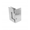 PS044CH Chrome "Premium" Square Wall Mounted Hinge - Offset Back Plate - Geneva GEN044CH Series