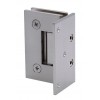 V044BN Brushed Nickel Square 135 Degree Heavy Duty Wall Mount Offset Back Plate Hinge - Vienna V1E044BN Series