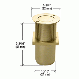 A207BR Brass Dust Proof Keeper AMR207 Series