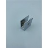 GCSSQCH Chrome Square Style Fixed Panel U-Clamp for 3/8" Glass FA10CH