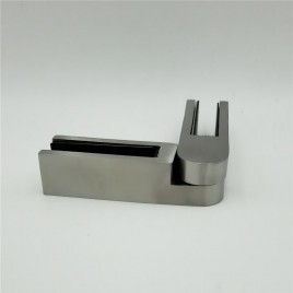 LDC90ADJBS Brushed Stainless Adjustable Glass-to-Glass Bracing Clamp