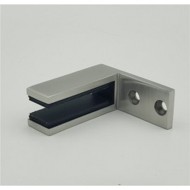 LDWTGBS Brushed Stainless Glass-to-Wall Bracing Clamp