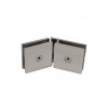 C135PN Polished Nickel Square Style 135 Degree Fixed Glass to Glass Clamp - SGC135PN CSU135PN Series